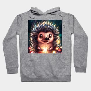 Cute Porcupine Drawing Hoodie